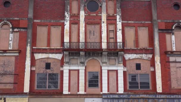 Vitrines Abandonnées Dans Centre Ville Dégradé Selma Alabama — Video