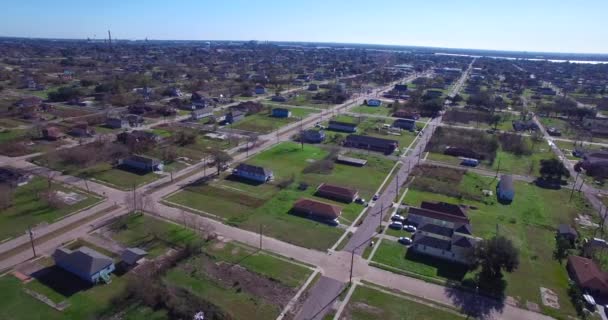 Dramatický Výstřel Nad Zohaveným Devátým Okrskem New Orleans Hurikánu Katrina — Stock video