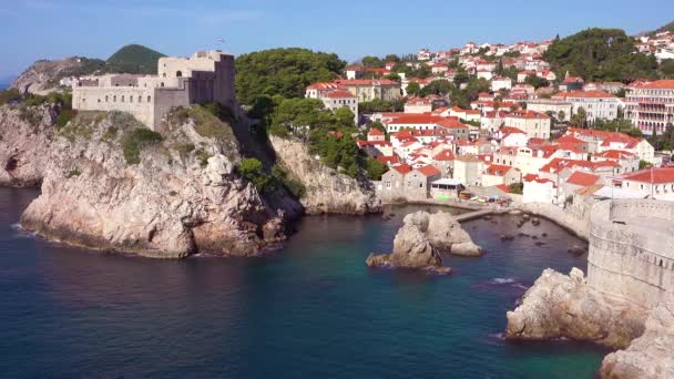 크로아티아의 두브로브니크만의 아름다운 — 비디오