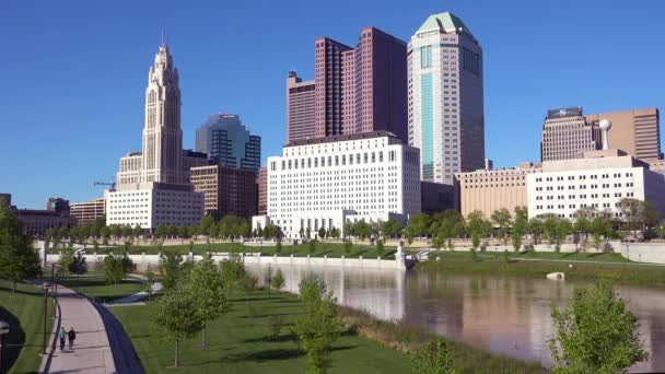 俄亥俄州哥伦布市的一张漂亮的照片 — 图库视频影像