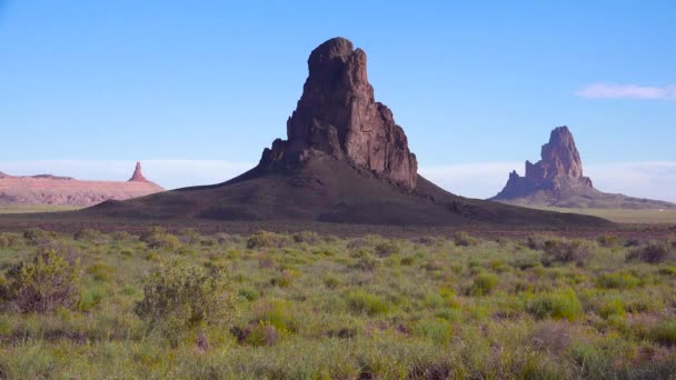 Belle Formazioni Rocciose Vicino Monument Valley Arizona — Video Stock