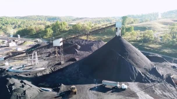 Bonne Antenne Dessus Une Mine Charbon Virginie Occidentale — Video