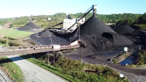 Buenos Aires Sobre Una Mina Carbón Virginia Occidental — Vídeo de stock