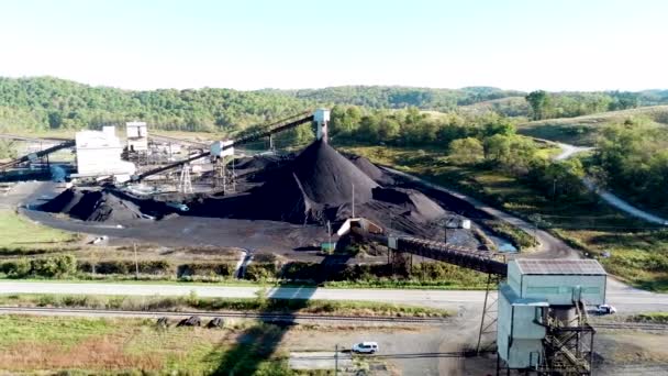 Bonne Antenne Dessus Une Mine Charbon Virginie Occidentale — Video