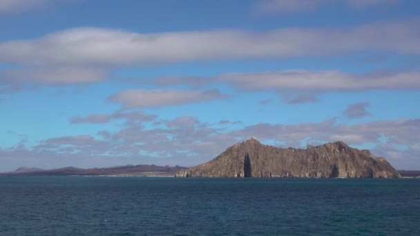 Istituzione Colpo Delle Isole Galapagos Ecuador Una Barca — Video Stock