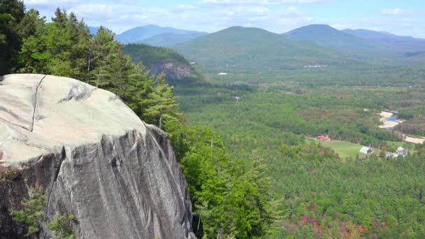 Založení Záběru Bílých Hor New Hampshire — Stock video