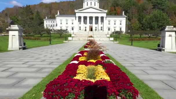 Edificio Capitale Montpelier Vermont — Video Stock