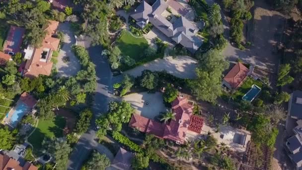 2018 Antenn Över Skräp Flöde Lera Område Montecito Kalifornien Översvämningskatastrof — Stockvideo