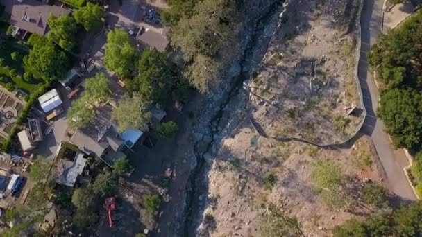 2018 Montecito Kaliforniya Sel Felaketi Sırasında Enkaz Akışı Toprak Kayması — Stok video