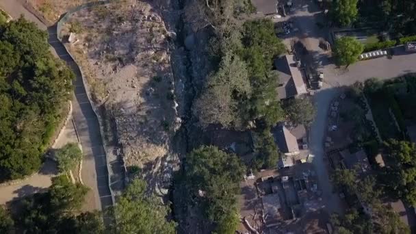 2018年 加州蒙特西托洪灾期间 飞机飞越泥石流泥石流区 — 图库视频影像