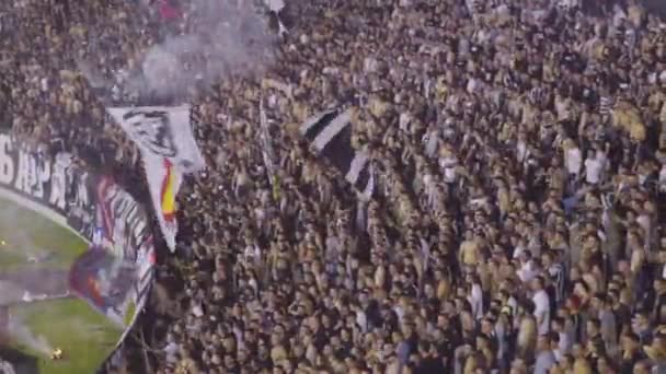 Novi Sad Serbia Circa 2018 Riot Fires Break Out Soccer — Stock Video