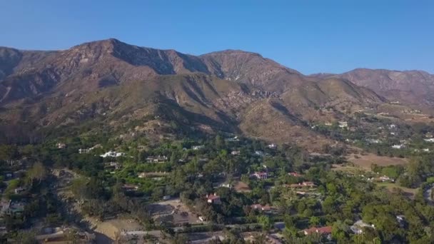 2018 Antenne Boven Het Puin Stroommoddergebied Tijdens Overstromingsramp Montecito California — Stockvideo