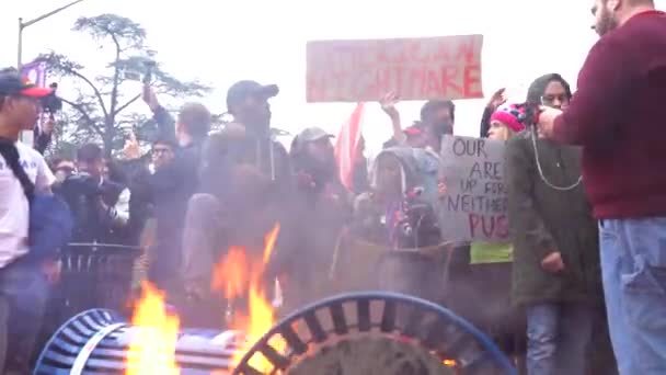 Violence Éclate Lors Inauguration Donald Trump Washington — Video