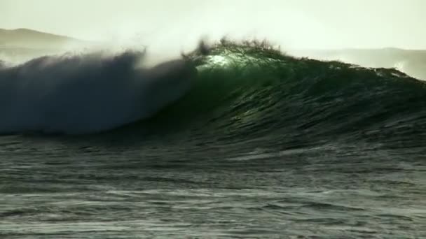 Grandes Vagues Crête Rupture — Video