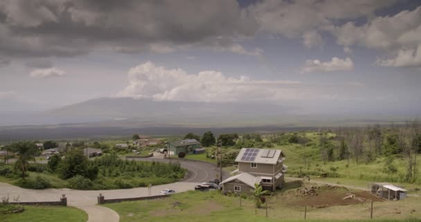 Nachbarschaftsszene Auf Maui Hawaii — Stockvideo