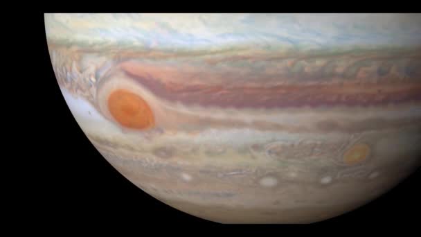 Nasa Aufnahmen Des Planeten Jupiter — Stockvideo