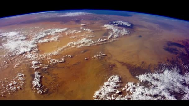 Incredibili Scatti Terra Dalla Stazione Spaziale Internazionale — Video Stock