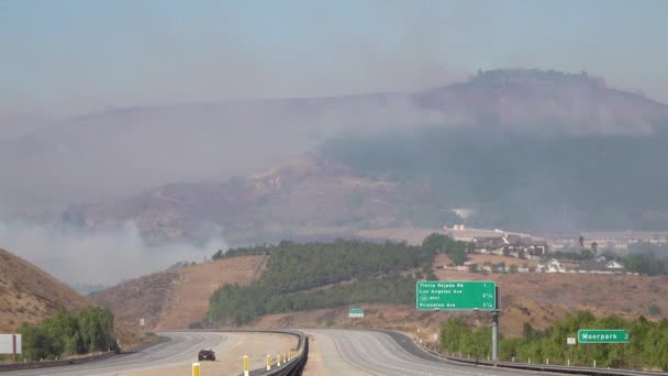 2019 Autoroute Simi Valley 118 Los Angeles Est Fermée Lors — Video