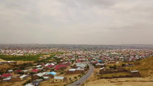 Buona Aerea Hargeisa Somalia Capitale Del Somaliland — Video Stock