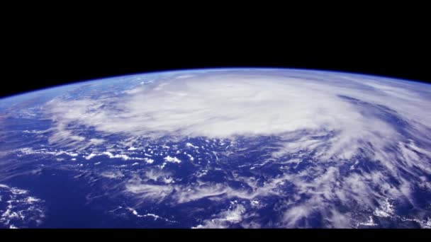 Terra Nuvens Espaço — Vídeo de Stock