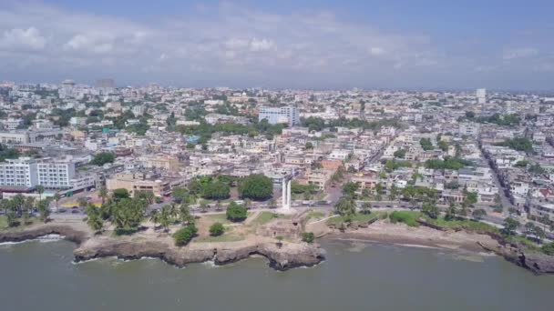 Approche Aérienne Saint Domingue Capitale République Dominicaine — Video