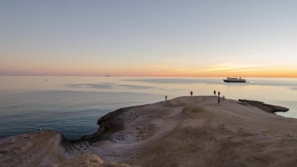 Colorado Panning Baja California Mexico Sunsunset — 비디오