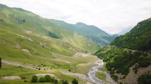 2019 Luftaufnahme Der Landschaft Der Republik Georgien — Stockvideo