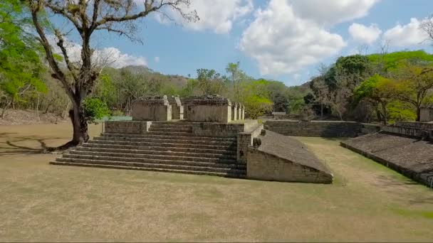 Aerial Lost City Miradero Guatemala — Stock Video