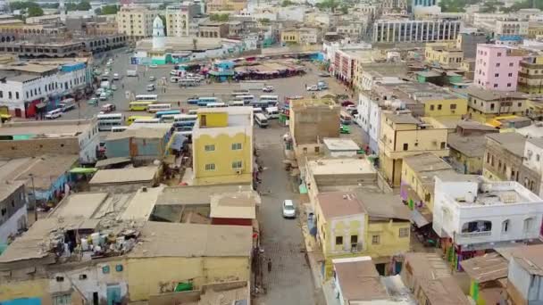Buena Antena Sobre Región Céntrica Yibuti Somalia Norte África — Vídeo de stock