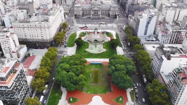 Alta Aérea Sobre Montevideo Capital Uruguay América Del Sur — Vídeo de stock