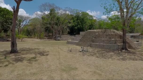 Vzduch Nad Ztraceným Městem Miradero Guatemale — Stock video