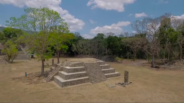 Vzduch Nad Ztraceným Městem Miradero Guatemale — Stock video