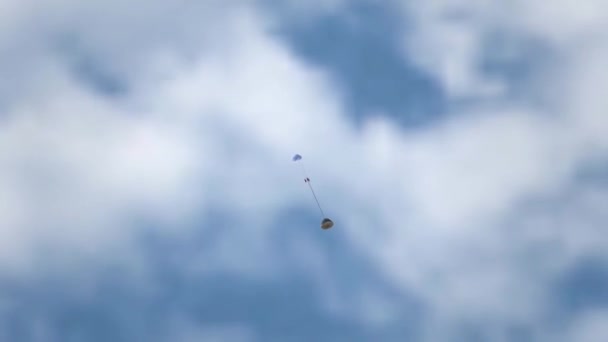 Animated Presentation Nasa Orion Rocket Mission Entry Earth Orbit Splashdown — Stock Video