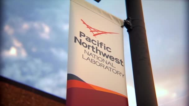 Onderzoekers Doen Experimenten Het Pacific Northwest National Laboratory Een Generieke — Stockvideo