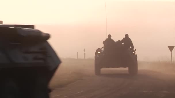 Une Grande Mobilisation Chars Coques Déplace Travers Les Campagnes Européennes — Video