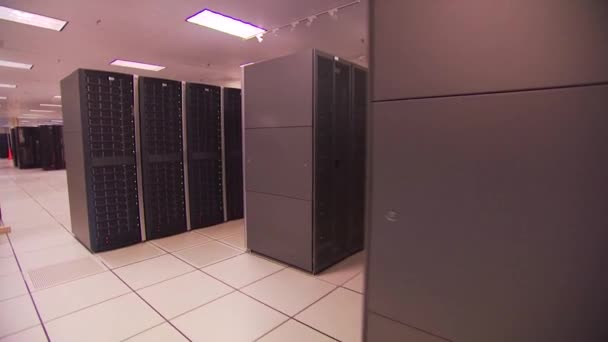 Computer Server Farm — Stock Video