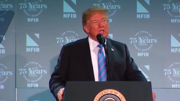 2018 Président Américain Donald Trump Insulte Les Mexicains Les Forces — Video