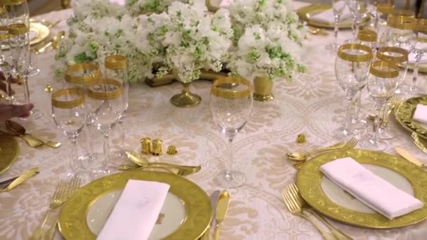 2017 First Lady Melania Trump Prepara Casa Bianca Una Visita — Video Stock