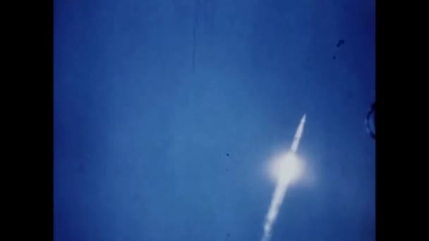 Circa 2010年代 阿波罗11号任务距离地球的存档镜头 — 图库视频影像