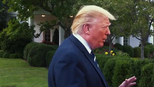 President Trump Zegt Dat Iran Niets Anders Dan Problemen 2019 — Stockvideo