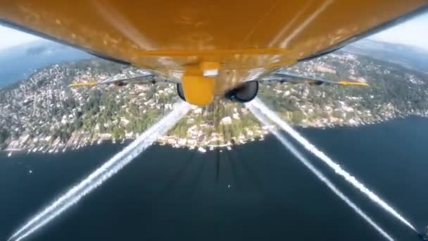 2019 Anjos Azuis Marinha Dos Eua Sobrevoam Seattle Boeing Sea — Vídeo de Stock