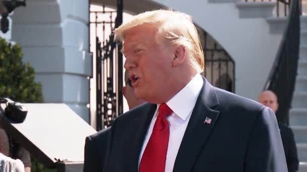 Präsident Trump Spricht Über Stephen Ross 2019 — Stockvideo