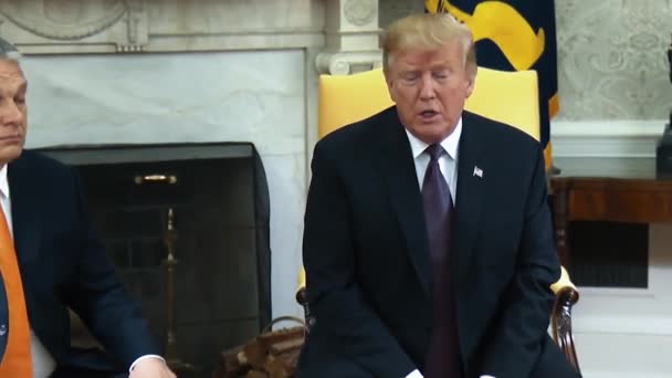 Prezydent Trump Mówi Chinach Korzystających Usa Przez Wiele Lat 2019 — Wideo stockowe