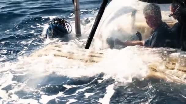 Circa 2010 Noaa Исследовал Недавно Обнаруженные Кораблекрушения Второй Мировой Войны — стоковое видео