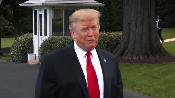 Präsident Trump Sagt Dass 2019 Einer Kundgebung Nach Pennsylvania Fahren — Stockvideo