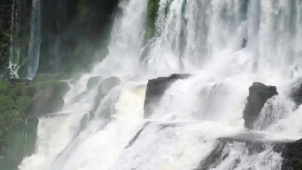 Salto Bossetti Parque Nacional Argentina Iguazu — Vídeo de stock