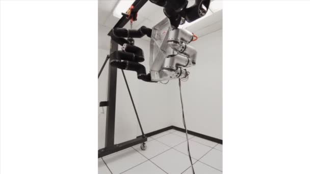 Close Ups Van Robottechnologie Ontwikkeling Door Nasa Wetenschappers — Stockvideo