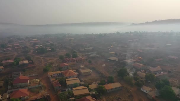 2020 Cidade Remota Selva Interior África Ocidental Poderia Ser Gâmbia — Vídeo de Stock