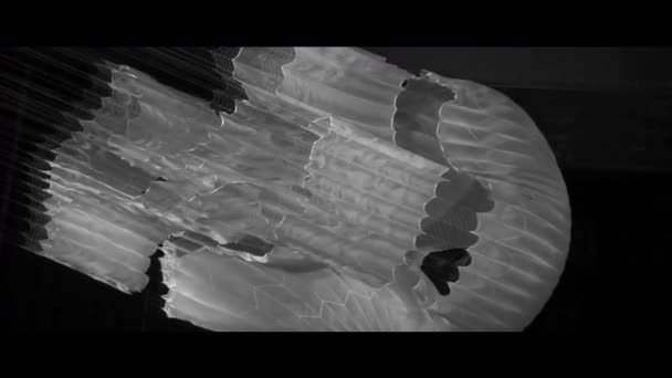 美国航天局对慢速下降飞行器的降落伞进行了测试 — 图库视频影像