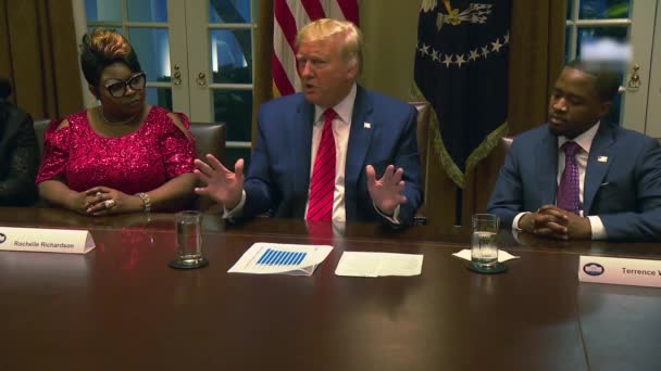 2020 Presidente Donald Trump Dice Que Coronavirus Covid Desaparecerá Día — Vídeo de stock